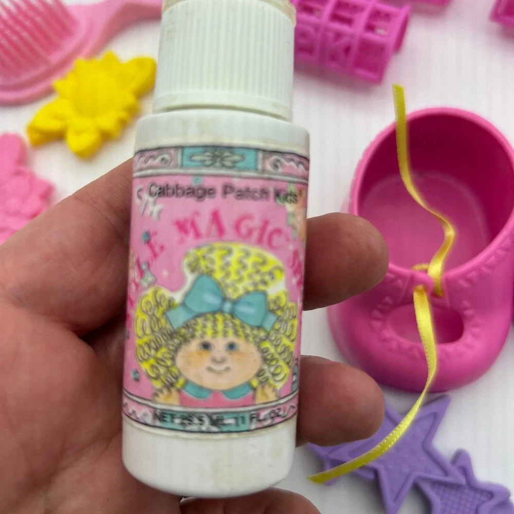 Vintage Cabbage Patch Kids Doll Accessories Lot‎ Shoes Hair Rollers Clips Spray